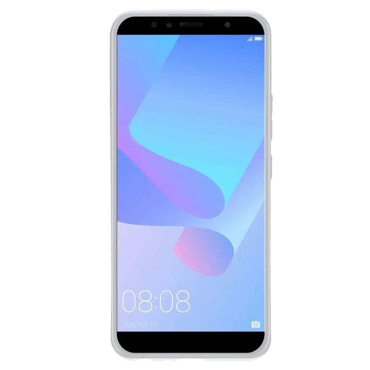 TPU Phone Case For Huawei Y6 Prime 2018(Transparent White)