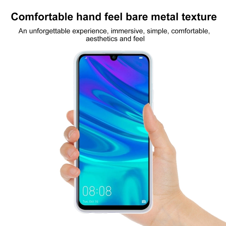 TPU Phone Case For Huawei Y7 Pro 2019(Transparent White)