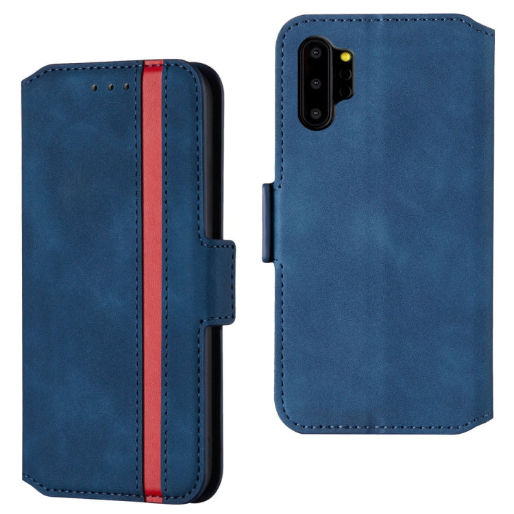 For Galaxy Note10+ Retro Frosted Oil Side Horizontal Flip Case with Holder & Card Slots