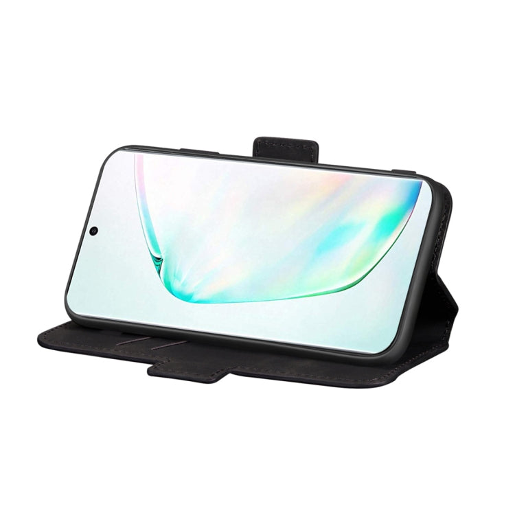 For Galaxy Note10+ Retro Frosted Oil Side Horizontal Flip Case with Holder & Card Slots