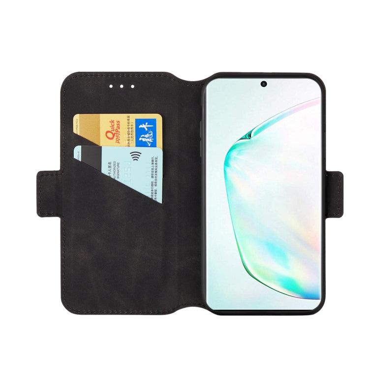 For Galaxy Note10+ Retro Frosted Oil Side Horizontal Flip Case with Holder & Card Slots
