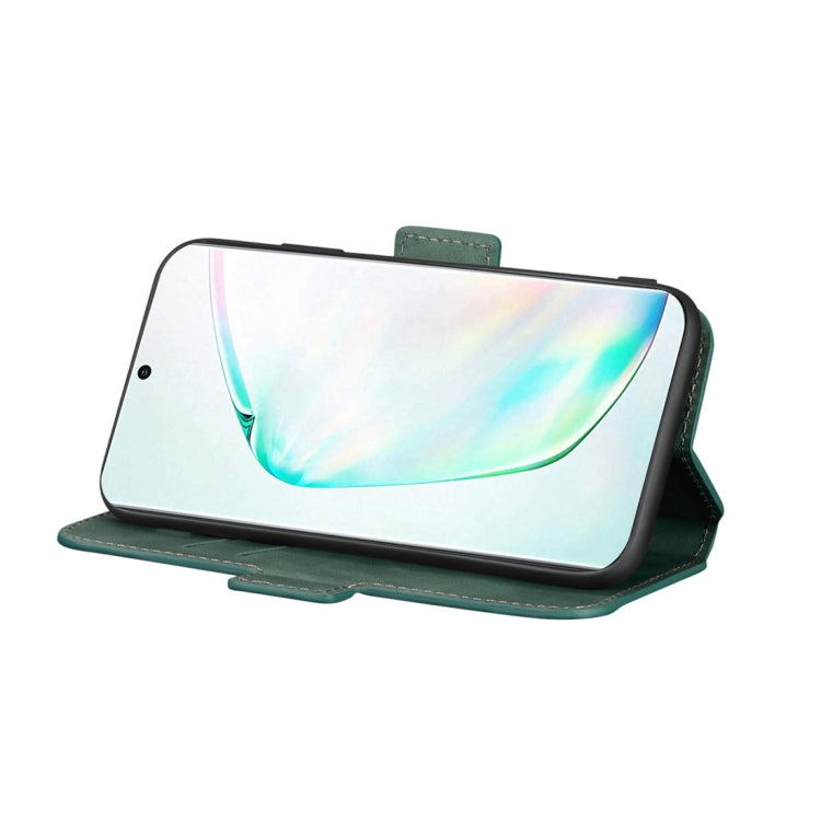 For Galaxy Note10+ Retro Frosted Oil Side Horizontal Flip Case with Holder & Card Slots