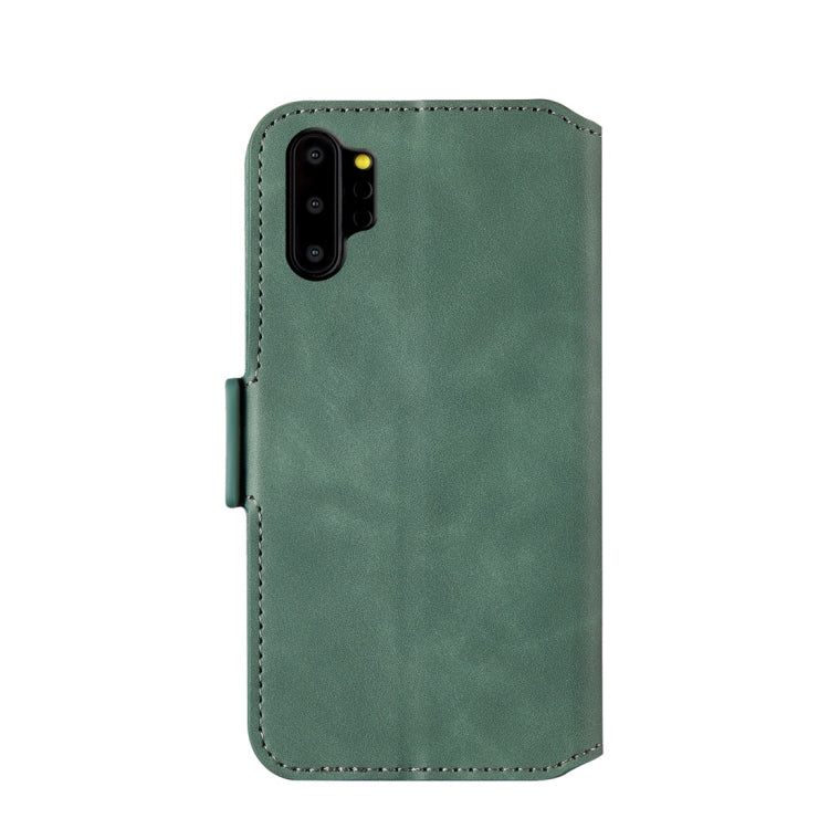 For Galaxy Note10+ Retro Frosted Oil Side Horizontal Flip Case with Holder & Card Slots