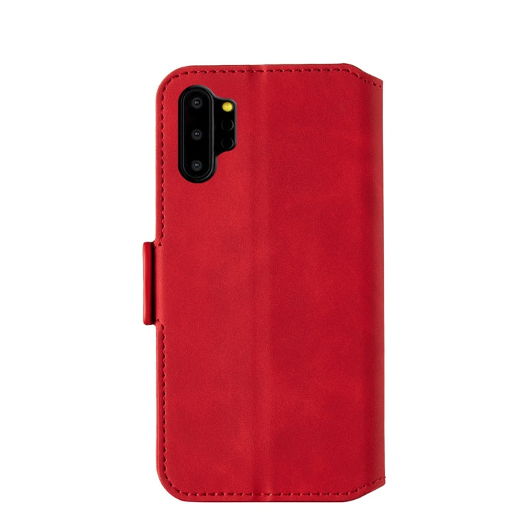 For Galaxy Note10+ Retro Frosted Oil Side Horizontal Flip Case with Holder & Card Slots
