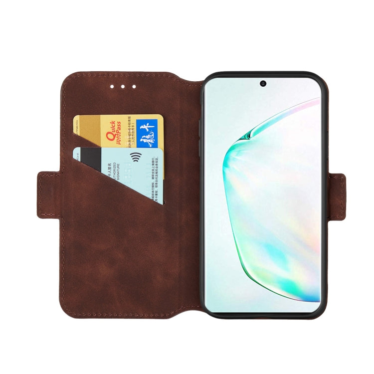 For Galaxy Note10+ Retro Frosted Oil Side Horizontal Flip Case with Holder & Card Slots