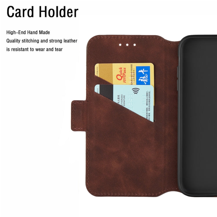 For Galaxy Note10+ Retro Frosted Oil Side Horizontal Flip Case with Holder & Card Slots