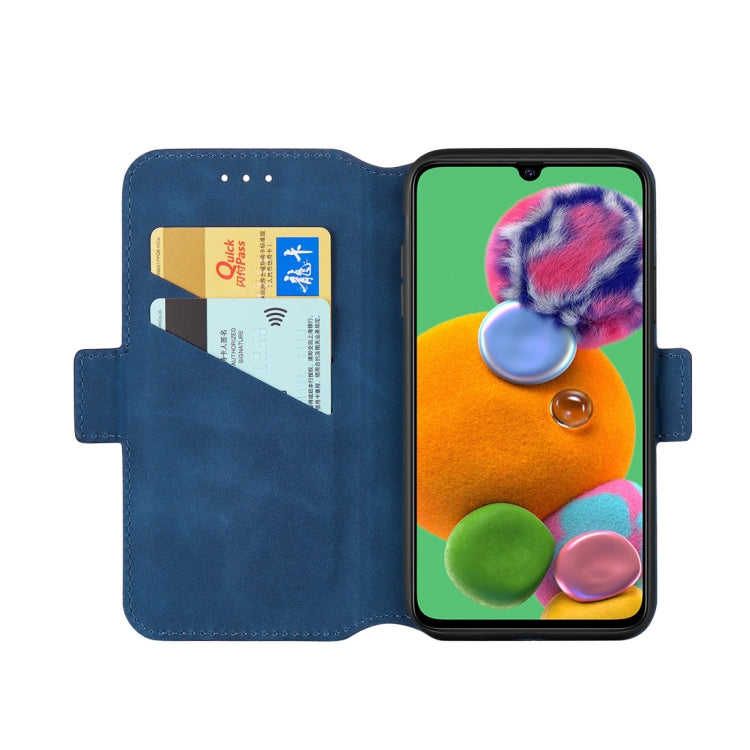 For Galaxy A90 5G Retro Frosted Oil Side Horizontal Flip Case with Holder & Card Slots