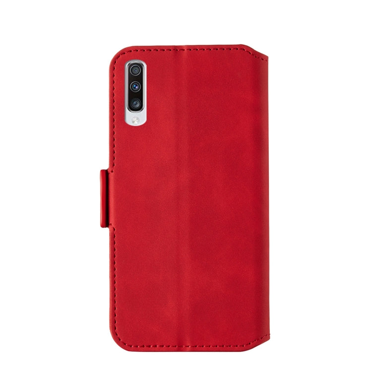 For Galaxy A90 5G Retro Frosted Oil Side Horizontal Flip Case with Holder & Card Slots