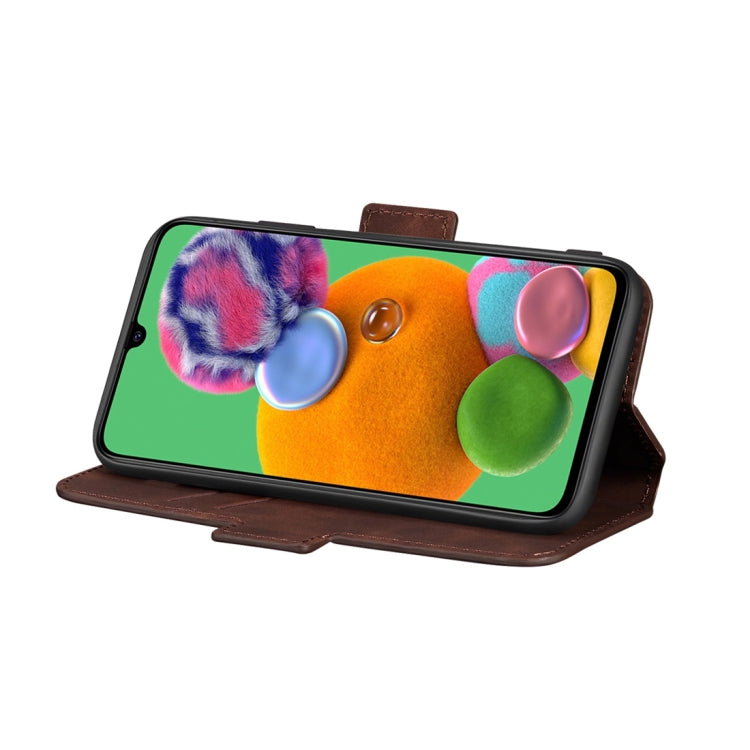 For Galaxy A90 5G Retro Frosted Oil Side Horizontal Flip Case with Holder & Card Slots