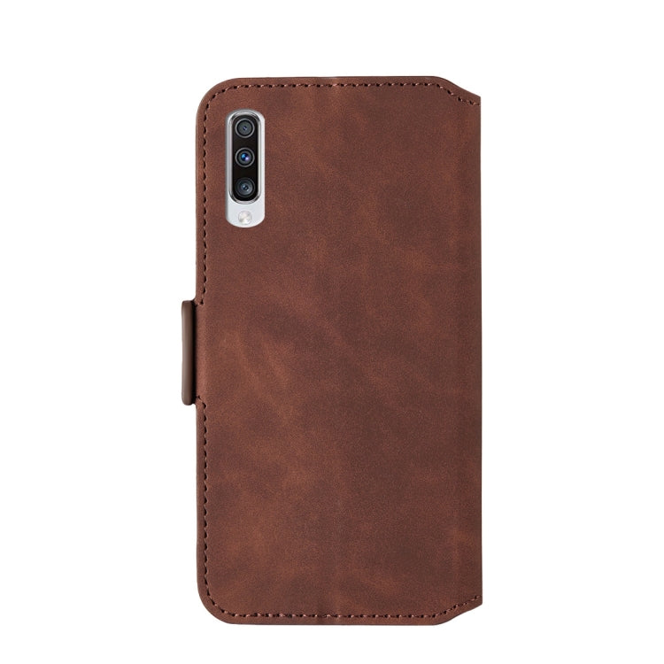 For Galaxy A90 5G Retro Frosted Oil Side Horizontal Flip Case with Holder & Card Slots