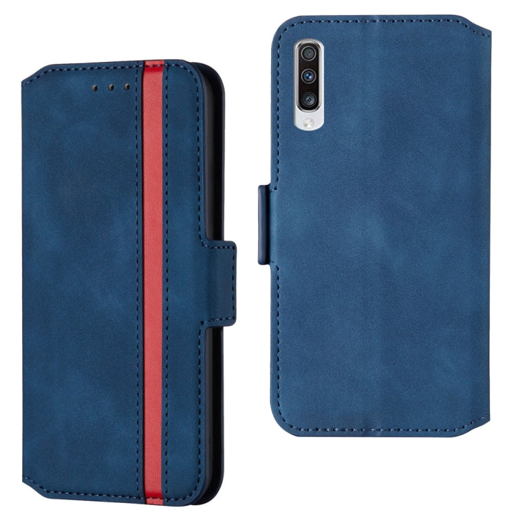 For Galaxy A70s Retro Frosted Oil Side Horizontal Flip Case with Holder & Card Slots