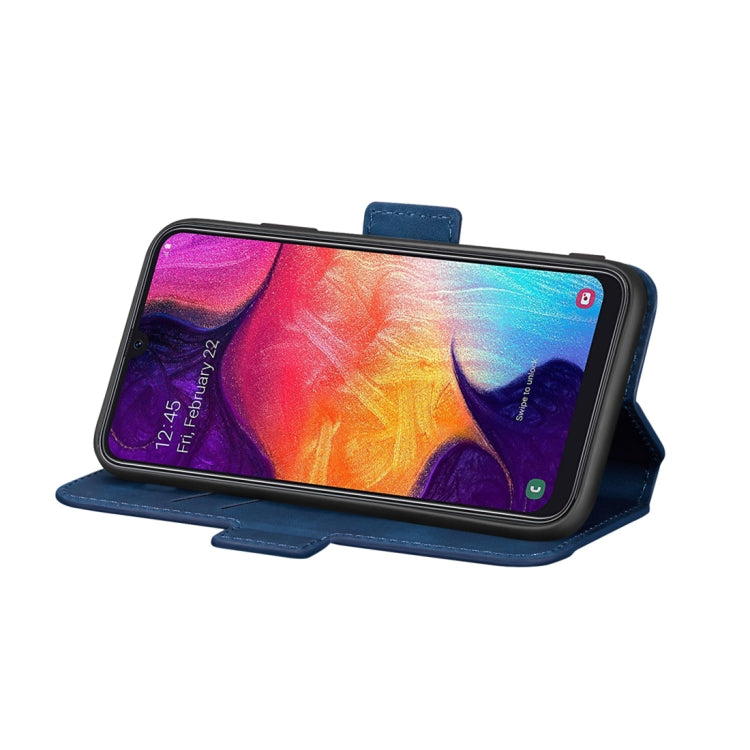 For Galaxy A70s Retro Frosted Oil Side Horizontal Flip Case with Holder & Card Slots