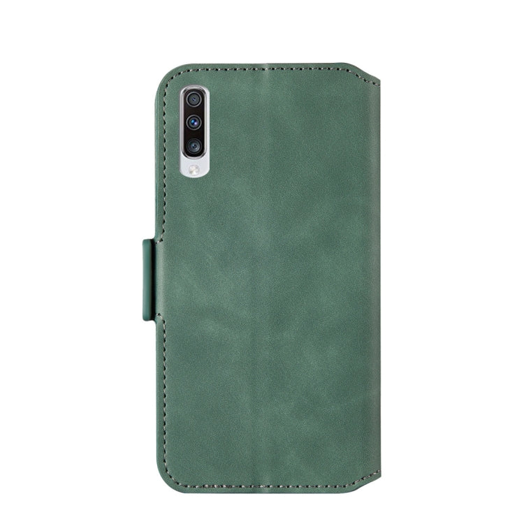 For Galaxy A70s Retro Frosted Oil Side Horizontal Flip Case with Holder & Card Slots