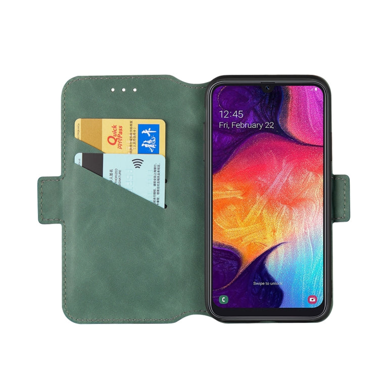 For Galaxy A70s Retro Frosted Oil Side Horizontal Flip Case with Holder & Card Slots