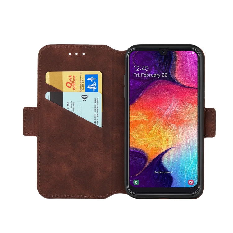 For Galaxy A70s Retro Frosted Oil Side Horizontal Flip Case with Holder & Card Slots