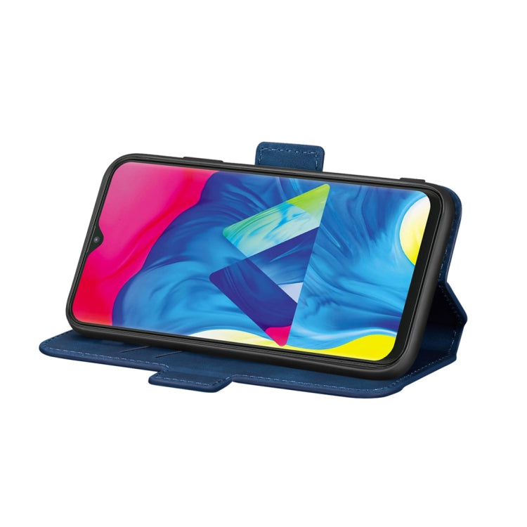 For Galaxy A20s Retro Frosted Oil Side Horizontal Flip Case with Holder & Card Slots