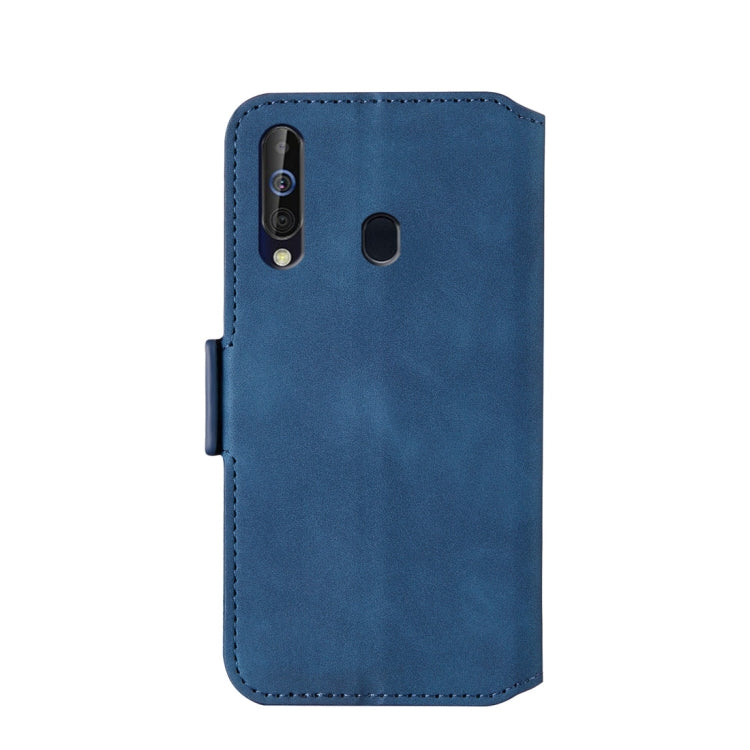 For Galaxy A20s Retro Frosted Oil Side Horizontal Flip Case with Holder & Card Slots