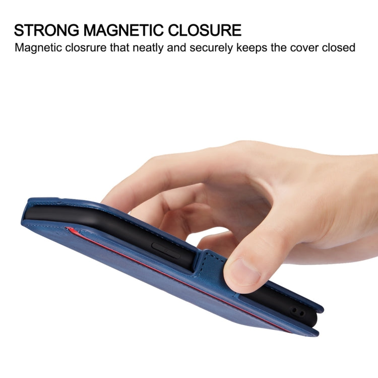 For Galaxy A20s Retro Frosted Oil Side Horizontal Flip Case with Holder & Card Slots