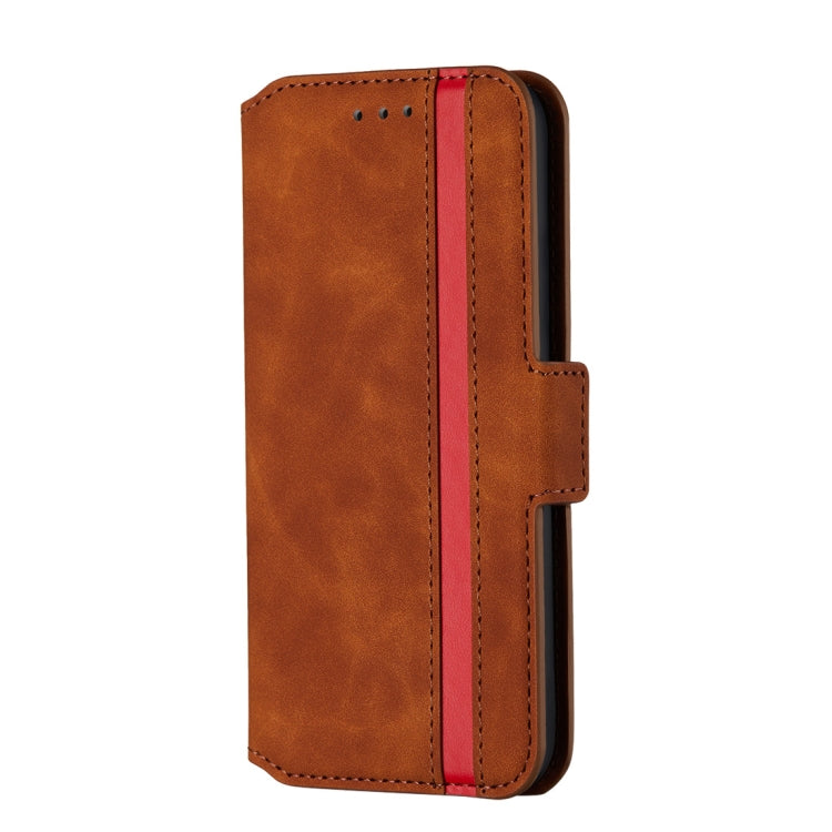 For Galaxy A20s Retro Frosted Oil Side Horizontal Flip Case with Holder & Card Slots