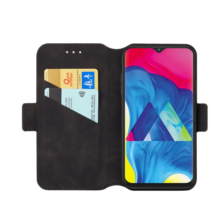 For Galaxy A20s Retro Frosted Oil Side Horizontal Flip Case with Holder & Card Slots
