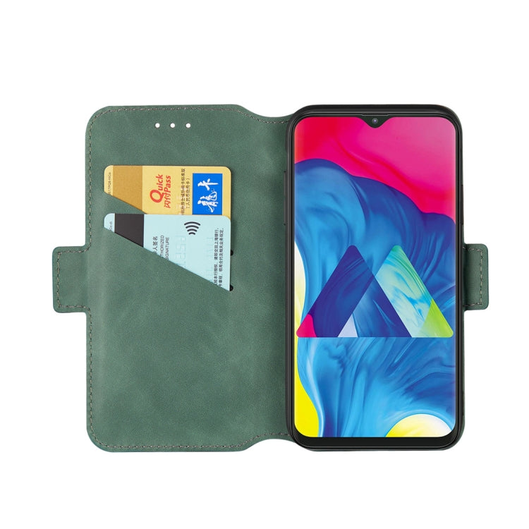 For Galaxy A20s Retro Frosted Oil Side Horizontal Flip Case with Holder & Card Slots