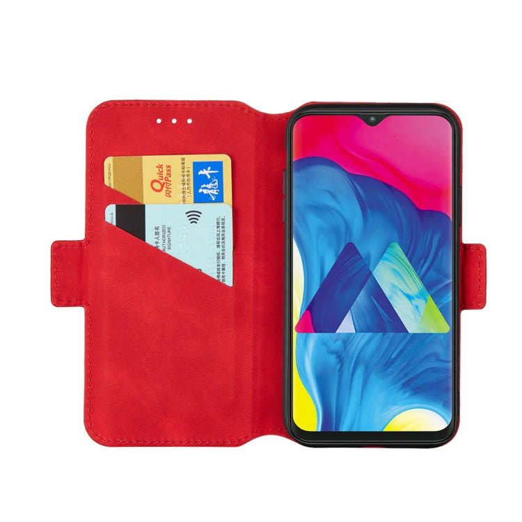 For Galaxy A20s Retro Frosted Oil Side Horizontal Flip Case with Holder & Card Slots