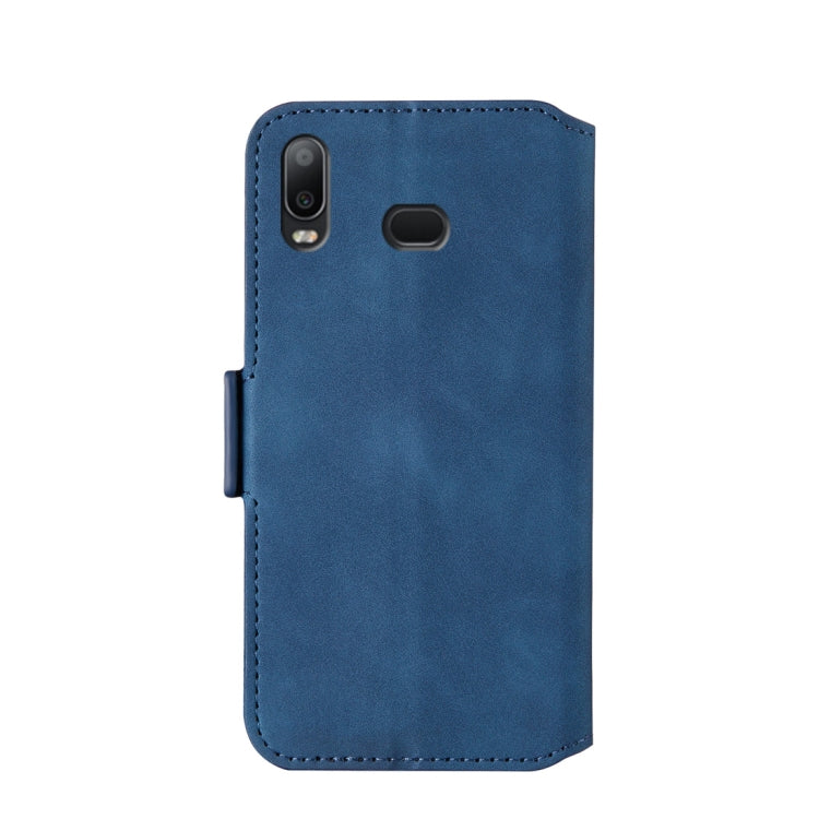 For Galaxy A10s Retro Frosted Oil Side Horizontal Flip Case with Holder & Card Slots