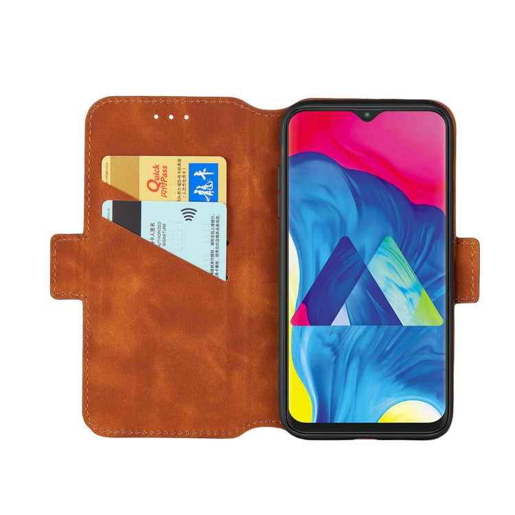 For Galaxy A10s Retro Frosted Oil Side Horizontal Flip Case with Holder & Card Slots