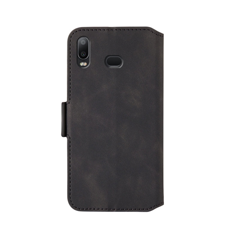 For Galaxy A10s Retro Frosted Oil Side Horizontal Flip Case with Holder & Card Slots