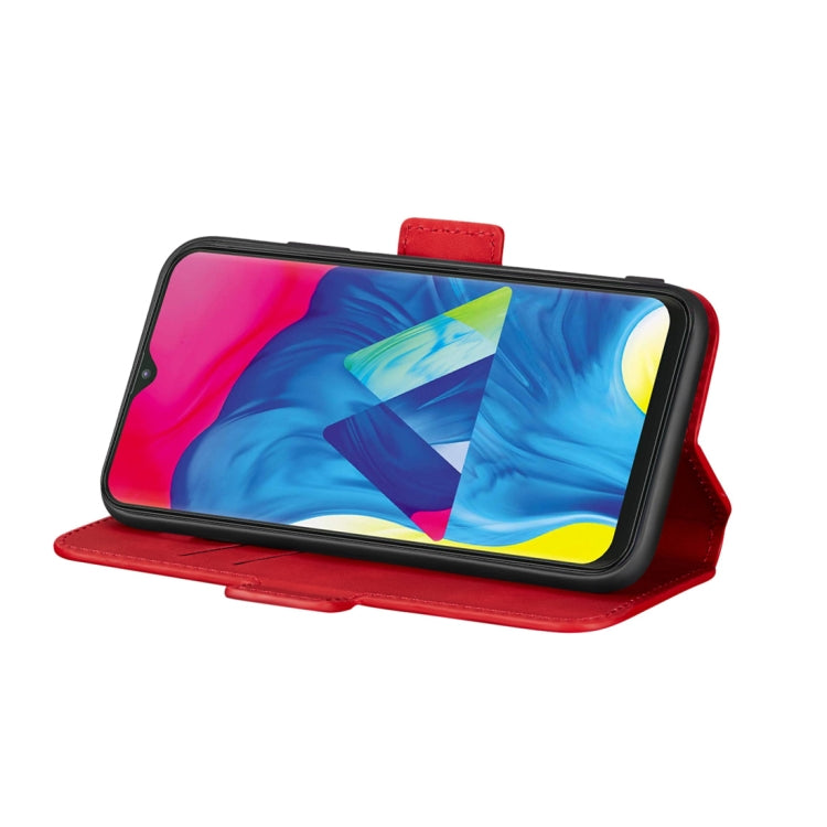 For Galaxy A10s Retro Frosted Oil Side Horizontal Flip Case with Holder & Card Slots