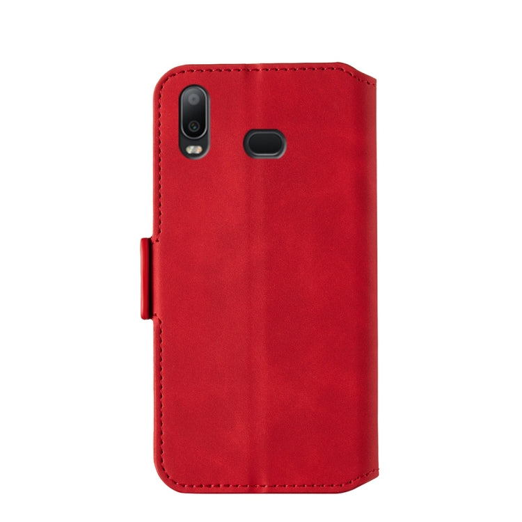 For Galaxy A10s Retro Frosted Oil Side Horizontal Flip Case with Holder & Card Slots
