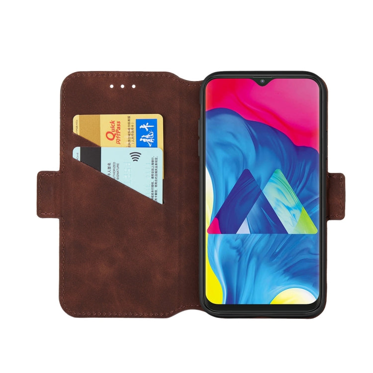 For Galaxy A10s Retro Frosted Oil Side Horizontal Flip Case with Holder & Card Slots