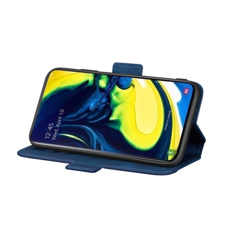 For Galaxy A80 / A90 Retro Frosted Oil Side Horizontal Flip Case with Holder & Card Slots