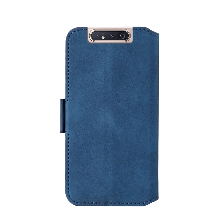 For Galaxy A80 / A90 Retro Frosted Oil Side Horizontal Flip Case with Holder & Card Slots