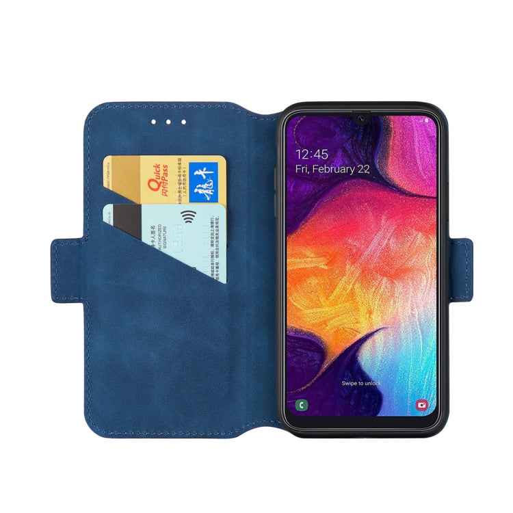 For Galaxy A40 Retro Frosted Oil Side Horizontal Flip Case with Holder & Card Slots