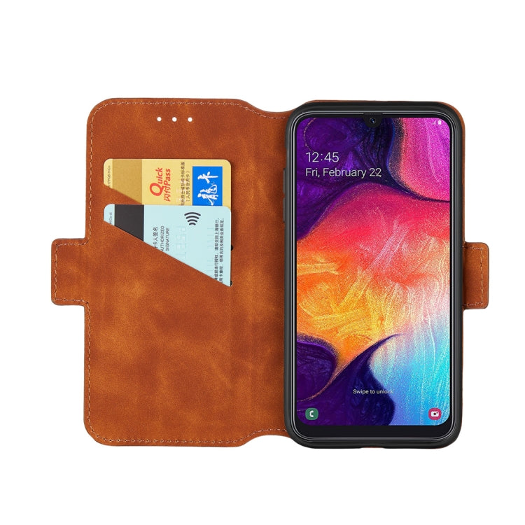 For Galaxy A40 Retro Frosted Oil Side Horizontal Flip Case with Holder & Card Slots
