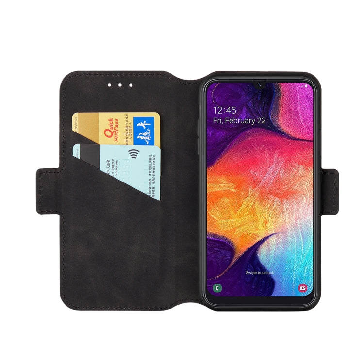 For Galaxy A50 Retro Frosted Oil Side Horizontal Flip Case with Holder & Card Slots