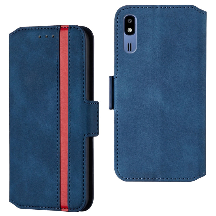 For Galaxy A2 Core Retro Frosted Oil Side Horizontal Flip Case with Holder & Card Slots