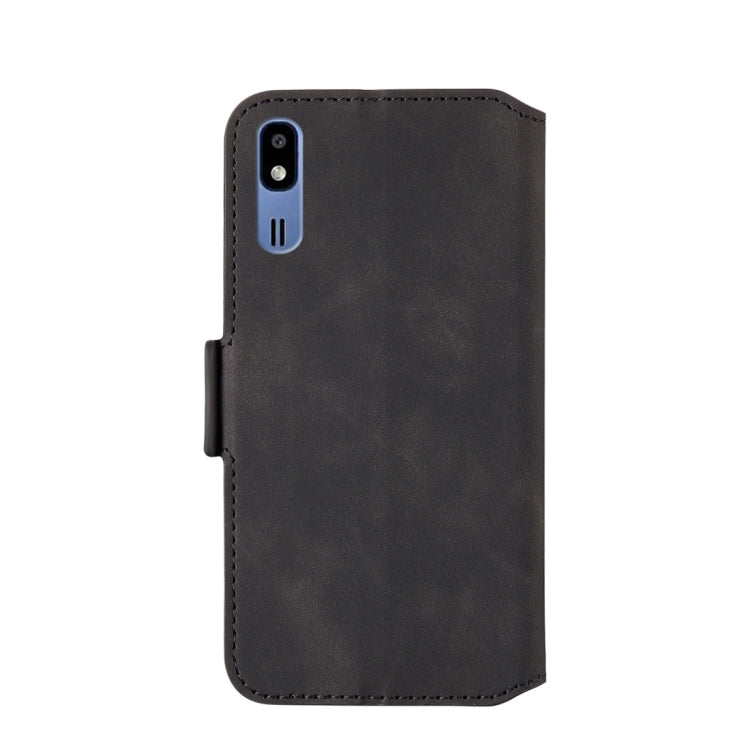 For Galaxy A2 Core Retro Frosted Oil Side Horizontal Flip Case with Holder & Card Slots