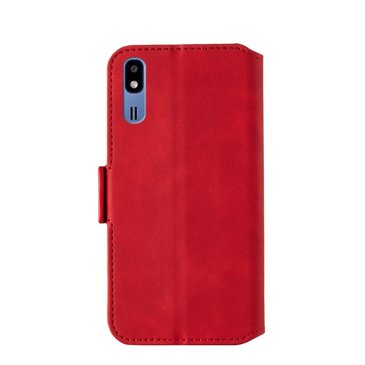 For Galaxy A2 Core Retro Frosted Oil Side Horizontal Flip Case with Holder & Card Slots