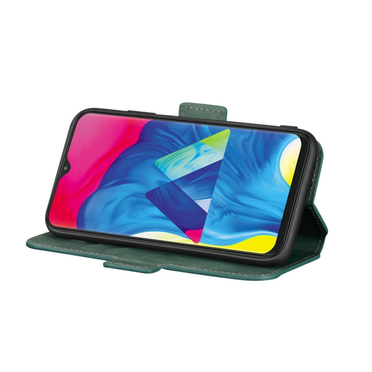 For Galaxy A20 / A30 Retro Frosted Oil Side Horizontal Flip Case with Holder & Card Slots
