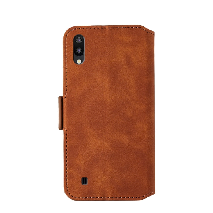For Galaxy A10 Retro Frosted Oil Side Horizontal Flip Case with Holder & Card Slots