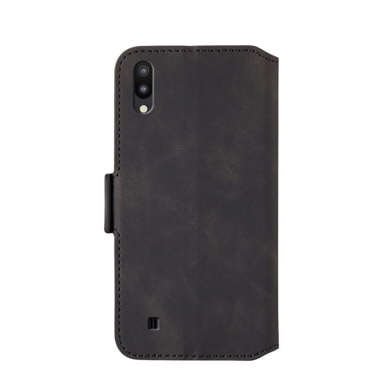 For Galaxy A10 Retro Frosted Oil Side Horizontal Flip Case with Holder & Card Slots