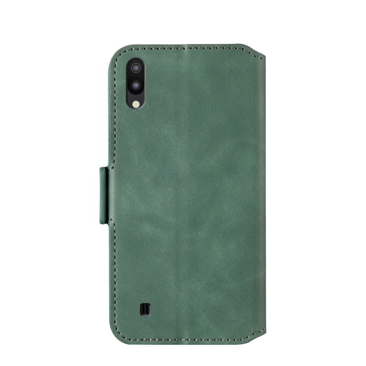 For Galaxy A10 Retro Frosted Oil Side Horizontal Flip Case with Holder & Card Slots
