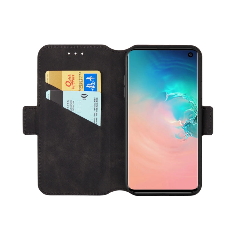 For Galaxy S10 Retro Frosted Oil Side Horizontal Flip Case with Holder & Card Slots