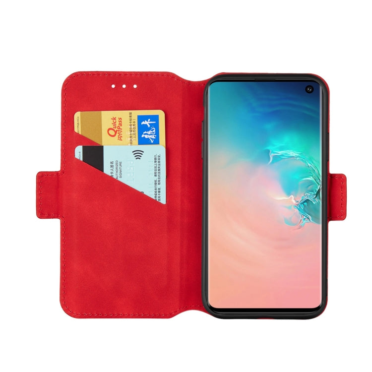 For Galaxy S10+ Retro Frosted Oil Side Horizontal Flip Case with Holder & Card Slots