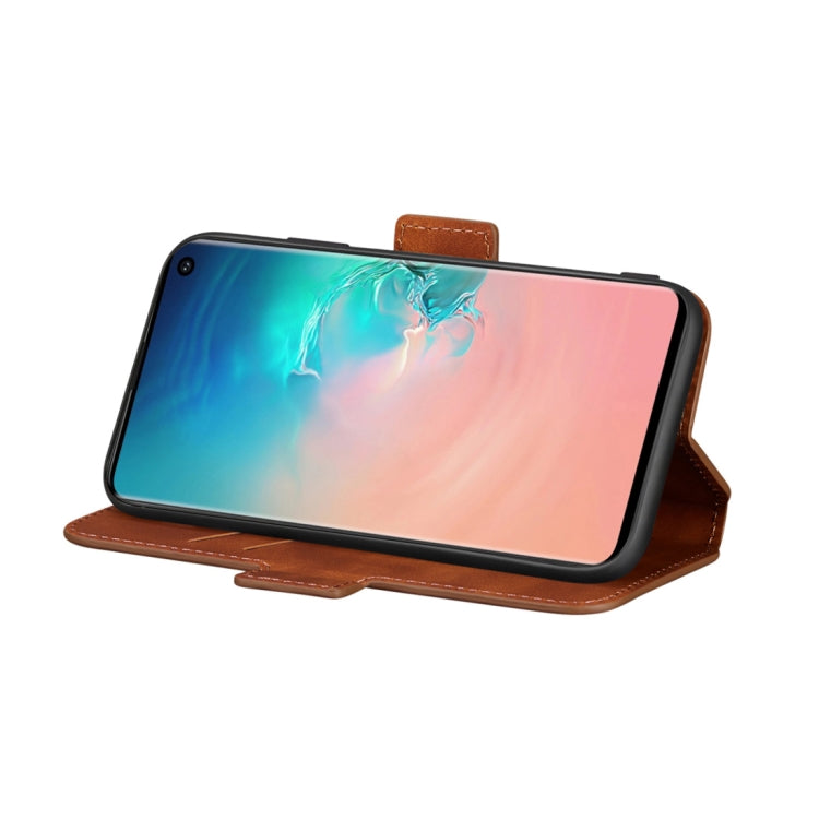 For Galaxy S10e Retro Frosted Oil Side Horizontal Flip Case with Holder & Card Slots