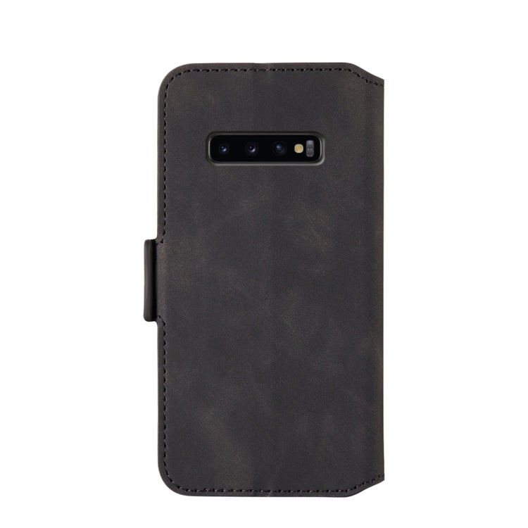 For Galaxy S10e Retro Frosted Oil Side Horizontal Flip Case with Holder & Card Slots