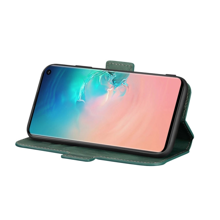 For Galaxy S10e Retro Frosted Oil Side Horizontal Flip Case with Holder & Card Slots