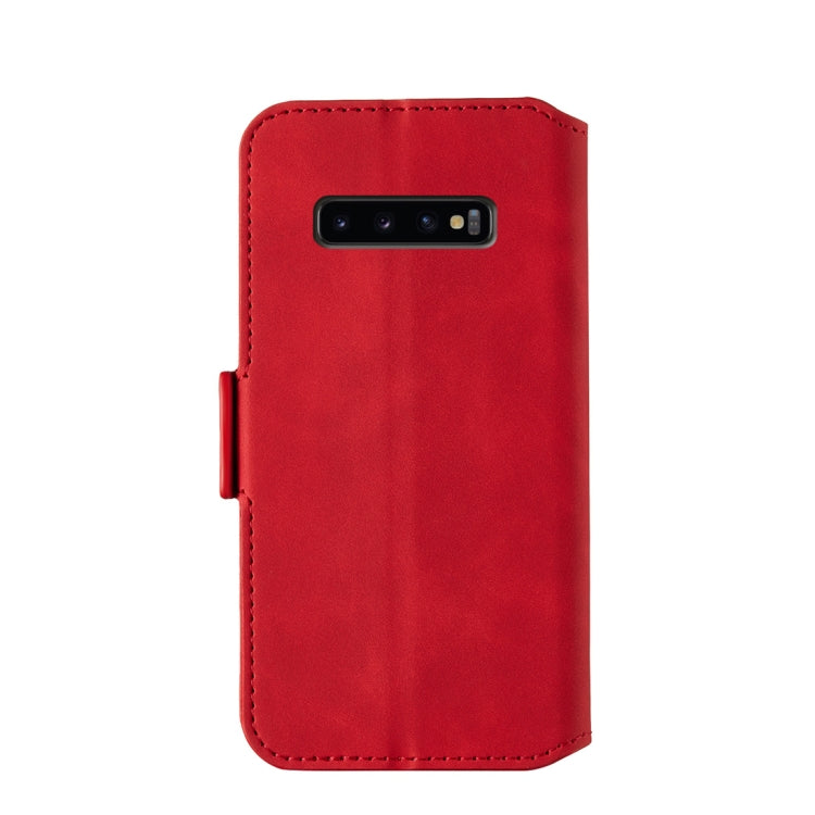 For Galaxy S10e Retro Frosted Oil Side Horizontal Flip Case with Holder & Card Slots